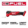 Milwaukee 2821-20-2836-20 M18 FUEL GEN-2 18V Lithium-Ion Brushless Cordless SAWZALL Reciprocating Saw W/ Oscillating Multi-Tool (Tool-Only)