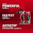 Milwaukee 3697-22 M18 FUEL 18V Lithium-Ion Brushless Cordless Hammer Drill and Impact Driver Combo Kit (2-Tool) with 2 Batteries