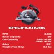 Milwaukee 2621-20-2630-20 M18 18V Lithium-Ion Cordless SAWZALL Reciprocating Saw and 6-1/2 in. Circular Saw