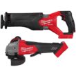 Milwaukee 2821-20-2880-20 M18 FUEL GEN-2 18V Lithium-Ion Brushless Cordless SAWZALL Reciprocating Saw W/M18 FUEL 4-1/2 in. Grinder Milwaukee 2821-20-2880-20 M18 FUEL GEN-2 18V Lithium-Ion Brushless Cordless SAWZALL Reciprocating Saw W/M18 FUEL 4-1/2 in. Grinder