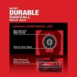 Milwaukee 2821-22 M18 FUEL 18V Lithium-Ion Brushless Cordless SAWZALL Reciprocating Saw Kit w/Two 5.0 Ah Batteries Charger & Hard Case