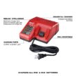 Milwaukee 48-59-1850-2625-20 M18 18V Lithium-Ion Cordless Hackzall Reciprocating Saw with M18 Starter Kit One 5.0Ah Battery and Charger
