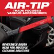 Milwaukee 49-90-2019A AIR-TIP 1-1/4 in. - 2-1/2 in. Automotive Kit W/Crevice Tools, Utility Nozzle and Bag For Wet/Dry Shop Vacuums (4-Piece)