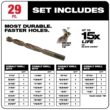 Milwaukee 48-89-2332 Cobalt Red Helix Drill Bit Set for Drill Drivers (29-Piece)
