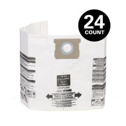 MULTI FIT VF2005C 10 Gallon to 14 Gallon Dust Collection Bags for Shop-Vac Branded Wet/Dry Shop Vacuums (24-Pack)