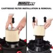 MULTI FIT VF2007B Standard Replacement Cartridge Filter for Most Shop-Vac Branded Wet/Dry Shop Vacuums (6-Pack)