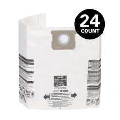MULTI FIT VF2008C 15 Gallon to 22 Gallon Dust Collection Bags for Shop-Vac Branded Wet/Dry Shop Vacuums (24-Pack)