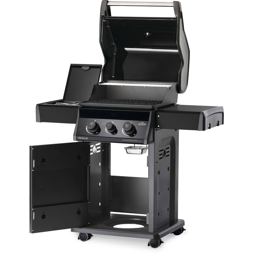 NAPOLEON 1005232698 Rogue 2-Burner Propane Gas Grill with Range Side Burner in Black NAPOLEON 1005232698 Rogue 2-Burner Propane Gas Grill with Range Side Burner in Black - Image 2