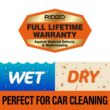 RIDGID HD1200A 12 Gallon 5.0 Peak HP NXT Wet/Dry Shop Vacuum with Filter, Locking Hose, Accessories and Premium Car Cleaning Kit