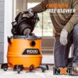 RIDGID HD1600 16 Gallon 6.5 Peak HP NXT Wet/Dry Shop Vacuum with Detachable Blower, Filter, Locking Hose and Accessories