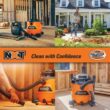 RIDGID HD1600 16 Gallon 6.5 Peak HP NXT Wet/Dry Shop Vacuum with Detachable Blower, Filter, Locking Hose and Accessories