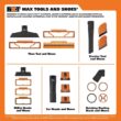 RIDGID HD1600 16 Gallon 6.5 Peak HP NXT Wet/Dry Shop Vacuum with Detachable Blower, Filter, Locking Hose and Accessories