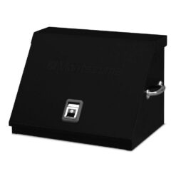 Montezuma  27 in. W x 18 in. D Portable Triangle Top Tool Chest for Sockets, Wrenches and Screwdrivers in Black Powder Coat