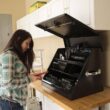 Montezuma 27 in. W x 18 in. D Portable Triangle Top Tool Chest for Sockets, Wrenches and Screwdrivers in Black Powder Coat