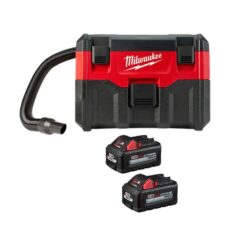 Milwaukee 0880-20-48-11-1862 M18 18-Volt 2 Gal. Lithium-Ion Cordless Wet/Dry Vacuum with (2) M18 HIGH OUTPUT 6.0 Ah Batteries