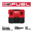 Milwaukee 0960-20-49-90-1900BF M12 FUEL 12-Volt Lithium-Ion Cordless 1.6 Gal. Wet/Dry Vacuum with 2 Extra Filters