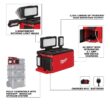 Milwaukee 0970-20-2357-20 M18 FUEL PACKOUT 18-Volt 2.5 Gal. Lithium-Ion Cordless Wet/Dry Vacuum with PACKOUT 3000 Lumens LED Light