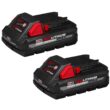 Milwaukee M18 FUEL PACKOUT 18-Volt Lithium-Ion Cordless 2.5 Gal. Wet/Dry Vacuum with 2 M18 HIGH OUTPUT 3.0 Ah Batteries