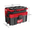Milwaukee 0970-20-48-11-1862 M18 FUEL PACKOUT 18-Volt Lithium-Ion Cordless 2.5 Gal. Wet/Dry Vacuum with (2) M18 HIGH OUTPUT 6.0 Ah Batteries