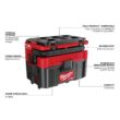 Milwaukee 0970-20-48-11-1862 M18 FUEL PACKOUT 18-Volt Lithium-Ion Cordless 2.5 Gal. Wet/Dry Vacuum with (2) M18 HIGH OUTPUT 6.0 Ah Batteries
