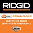 RIDGID 18V SubCompact Brushless Cordless Drill/Driver Kit - 1/2 in., (2) 2.0 Ah Batteries, Charger, Tool Bag