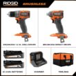RIDGID R97801 18V SubCompact Brushless 2-Tool Combo Kit