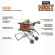 RIDGID R4550 10 in. Table Saw with Folding Stand