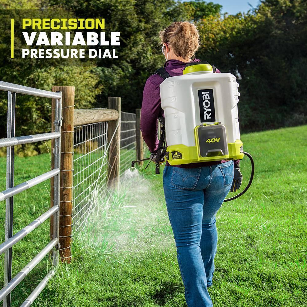 RYOBI 40V Cordless Backpack Chemical Sprayer (Tool Only) RYOBI 40V Cordless Backpack Chemical Sprayer (Tool Only) - Image 7