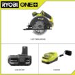 RYOBI PCL500K1 ONE+ 18V Cordless 5-1/2 in. Circular Saw Kit with 4.0 Ah Battery and Charger