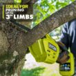 RYOBI P2530 ONE+ 18V Electric Cordless Pruning Reciprocating Saw with 2.0 Ah Battery and Charger