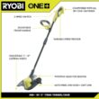 RYOBI P2008BTL-AC ONE+ 18V 13 in. Cordless Battery String Trimmer/Edger with Extra 3-Pack of Spools (Tool Only)