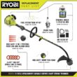 RYOBI 25 cc 2-Stroke Attachment Capable Full Crank Curved Shaft Gas String Trimmer