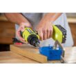 RYOBI PCL1600K2-P553 ONE+ 18V Cordless 6-Tool Combo Kit with 1.5 Ah and 4.0 Ah Batteries, Charger, and Miter Saw