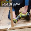RYOBI PCL1600K2-P553 ONE+ 18V Cordless 6-Tool Combo Kit with 1.5 Ah and 4.0 Ah Batteries, Charger, and Miter Saw