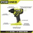 RYOBI PCL1600K2-P553 ONE+ 18V Cordless 6-Tool Combo Kit with 1.5 Ah and 4.0 Ah Batteries, Charger, and Miter Saw