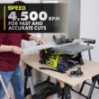 RYOBI PBLTS01K ONE+ HP 18V Brushless Cordless 8-1/4 in. Compact Portable Jobsite Table Saw Kit with (2) 4.0 Ah Batteries and Charger