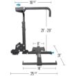 SILVER SPRING MWCC 100 lbs. Manual Wheelchair Carrier with Tilting Platform SILVER SPRING MWCC 100 lbs. Manual Wheelchair Carrier with Tilting Platform