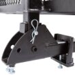 SILVER SPRING SC400-V2 500 lbs. Capacity Hitch-Mounted Folding Steel Wheelchair or Scooter Carrier with 42 in. L Ramp