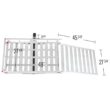 SILVER SPRING WCC-500A 500 lbs. Hitch-Mounted Mobility Scooter Carrier Rack & Ramp