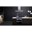 Winflo 1003241343 36 in. Convertible Island Mount Range Hood in Stainless Steel and Glass with Baffle Filters and Carbon Filters