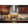Winflo 1002707494 30 in. Convertible Wall Mount Range Hood in Stainless Steel with Mesh Filters and Push Button Control