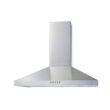 Winflo 1002707494 30 in. Convertible Wall Mount Range Hood in Stainless Steel with Mesh Filters and Push Button Control