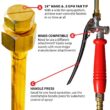 Tomahawk Power TCS6.5 6.5 Gal. Backpack Concrete Sprayer with 1.8 HP Engine, Wand Attachment and 0.5 GPM Fan Nozzle for Concrete Finishing