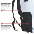 Tomahawk Power TCS6.5 6.5 Gal. Backpack Concrete Sprayer with 1.8 HP Engine, Wand Attachment and 0.5 GPM Fan Nozzle for Concrete Finishing