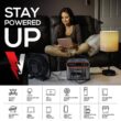 VECTOR VECLIPS6 500-Watt Portable Power Station With 666 WH Li-On Battery, Pure Sine Wave Technology and Wireless Charging