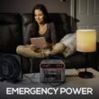 VECTOR VECLIPS6 500-Watt Portable Power Station With 666 WH Li-On Battery, Pure Sine Wave Technology and Wireless Charging