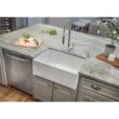 IPT Sink Company 1003335398 Farmhouse Apron Front Fireclay 30 in. Single Bowl Kitchen Sink in White
