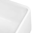 Ruvati 1003280743 30 in. x 20 in. Fireclay Reversible Farmhouse Apron-Front Single Bowl Kitchen Sink in White