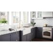 Ruvati 1003280744 Farmhouse Apron-Front Fireclay 33 in. x 20 in. Reversible Single Bowl Kitchen Sink in White