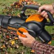 Worx WG512 TRIVAC 2.0 70 MPH 600 CFM Electric 12 Amp 3-in-1 Blower, Mulcher, Yard and Lawn Vacuum with Metal Impeller